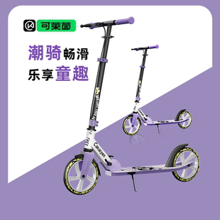 Cakalyen可莱茵两轮滑板车青少年儿童6 16岁可折叠踏板滑步车