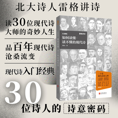 正版如何读懂·读不懂的现代诗