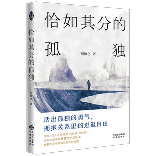官方店包邮 恰如其分的孤独 胡慎之 人际关系 内在自我 独立 依赖 生活化的案例 关系心理学书籍