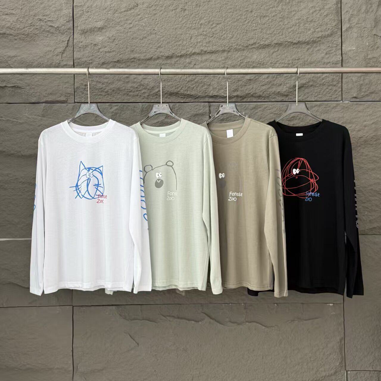 2026年春季新款女士素然专比休闲抗菌吸湿速干长袖T恤Ao261TS67