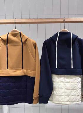 2025冬新款女士素然专比运动复古潮流带帽外套羽绒服女A0203DO01