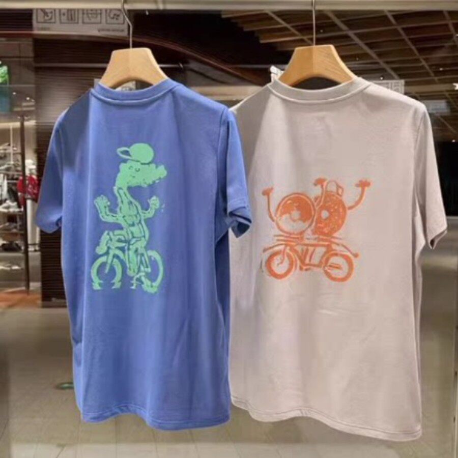 2026年春季新款女士素然专比吸湿速干抗菌图案短袖T恤A0261TS03