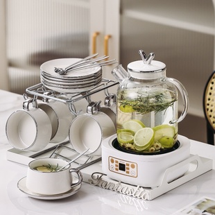 花茶壶水果茶煮茶壶煮茶器泡茶壶套装泡茶烧水壶花茶茶具套装