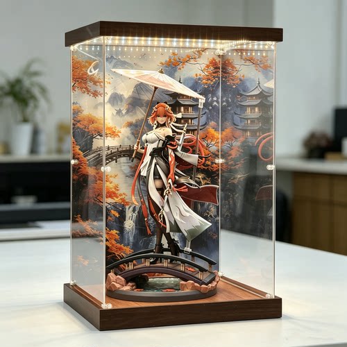亚克力收纳盒适用于 鸣潮薪火系列长离伞下回眸Ver1/7手办展示盒