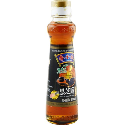 黑芝麻香油大名府一级河北特产