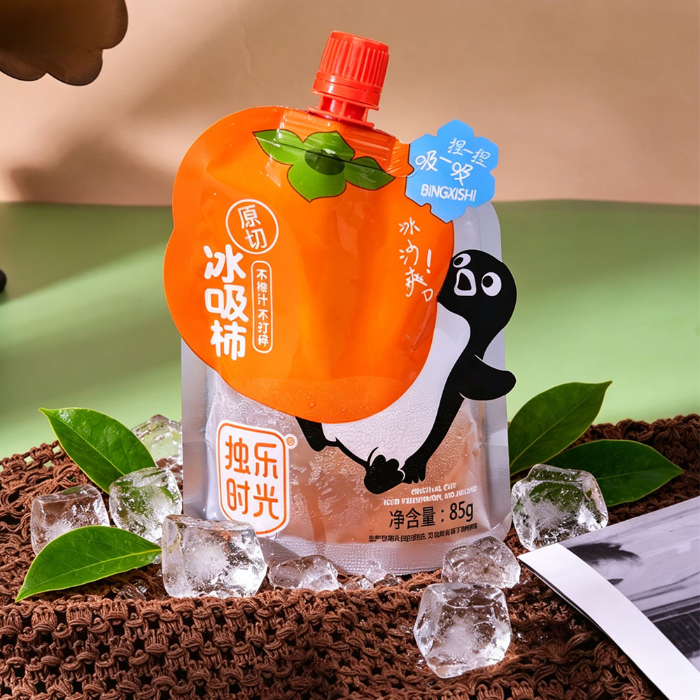 独乐时光原切冰吸柿85g袋装图片