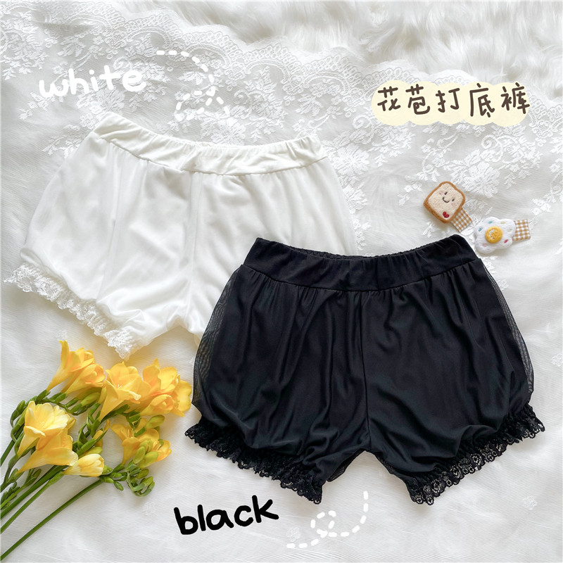 lolita南瓜裤jk打底裤女夏灯笼短裤可外穿春秋款蕾丝防走光安全裤,女装/女士精品,时尚套装,淘宝优惠券,粉丝福利购,淘宝优惠卷