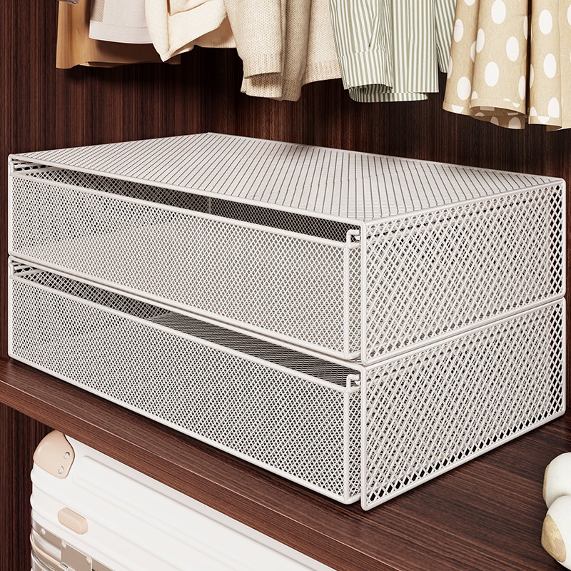 衣柜收纳分层架可叠加抽拉