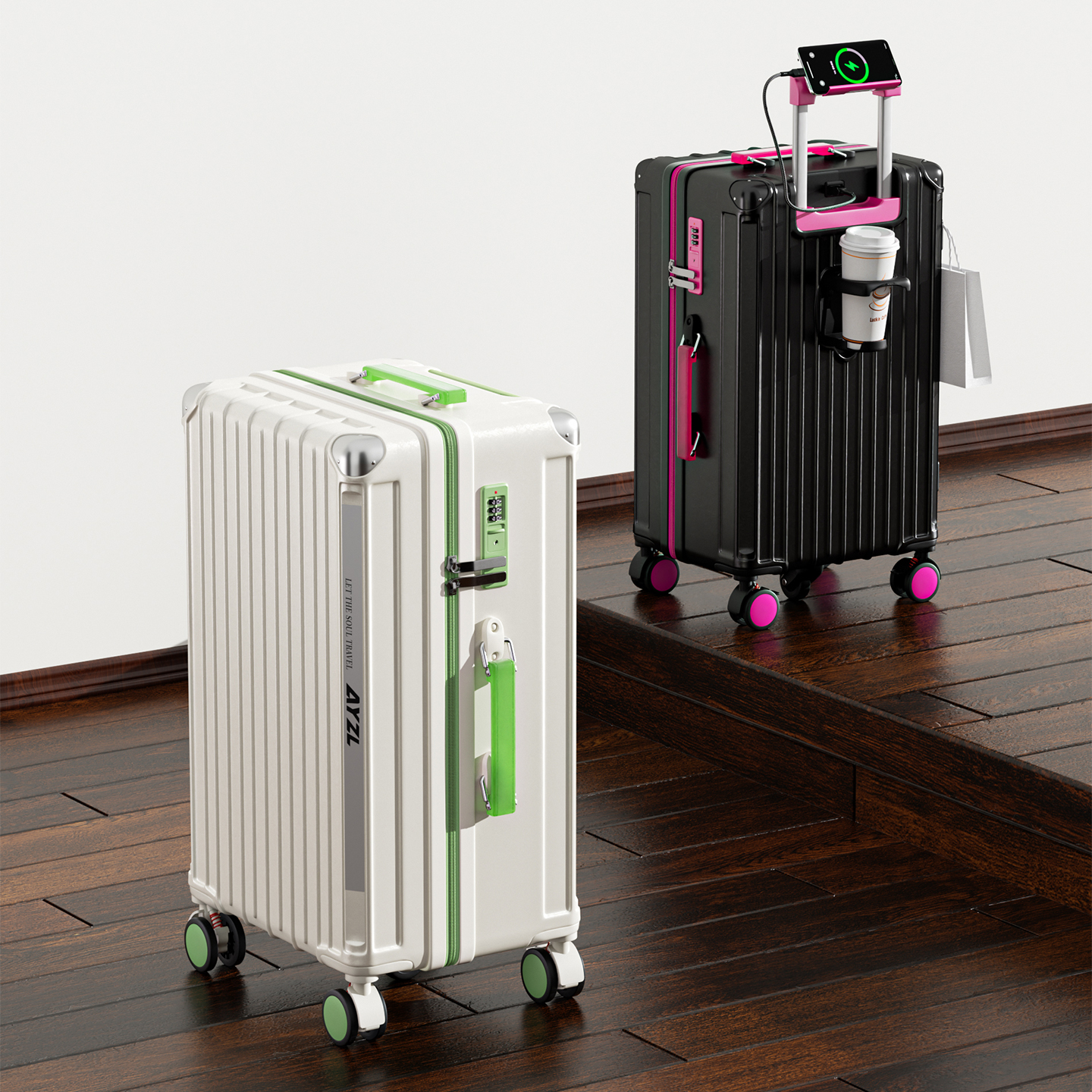 行李箱2025新款女26寸旅行密码箱