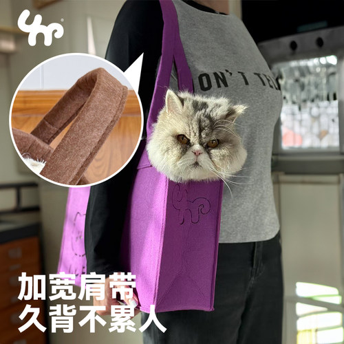 猫咪外出包便携可爱轻便毛毡大包