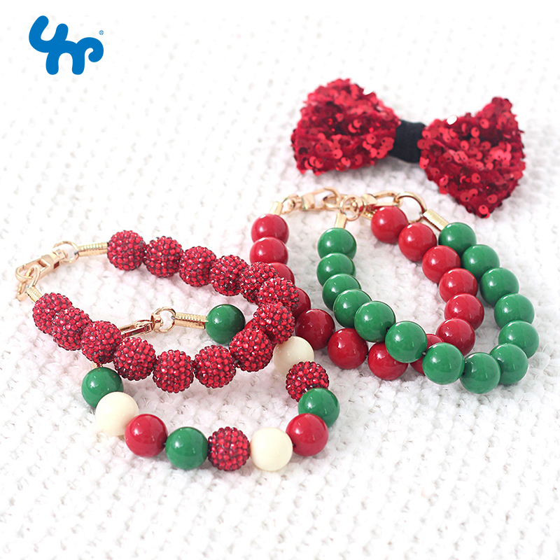 宝眷宠物项链狗狗项圈可爱配饰小猫咪珍珠吊坠围脖饰品博美泰迪