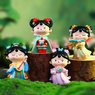 新款唐小媚凤舞九天摆件国潮风桌面手办树脂装饰品女生礼物定制