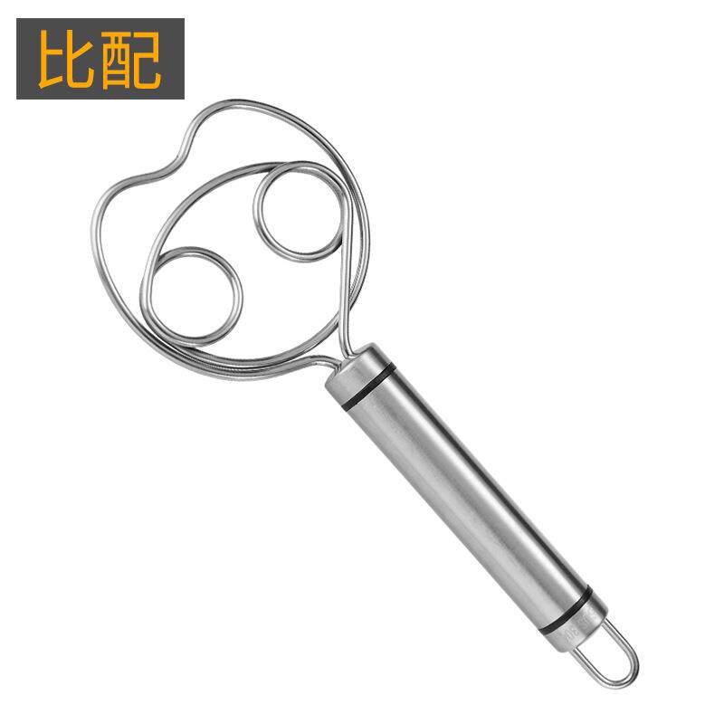 不锈钢打蛋器和面搅拌工具双线圈面粉搅拌神器家用手动打发器