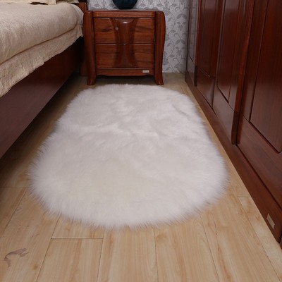 欧式长毛绒地毯羊毛卧室床边毯客厅茶几地毯轻奢衣帽间地垫定制