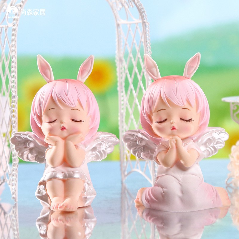 梦幻云朵小号搪胶摆件新款爆款原创设计装饰品树脂工艺品卡通定制
