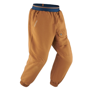 迪卡侬儿童运动裤子工装裤男童女童速干长裤户外秋冬防风童装KIDC