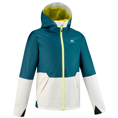 迪卡侬儿童冲锋衣摇粒绒保暖防水