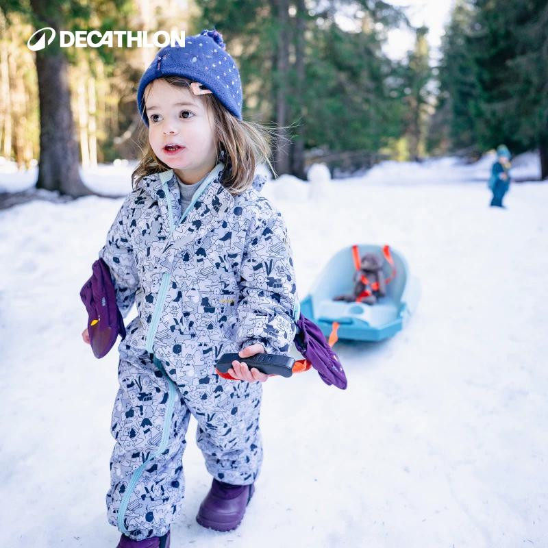 连体舒适防风防水迪卡侬