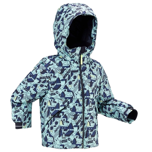 迪卡侬儿童外套秋冬保暖防水夹克3-5岁婴童男女童运动滑雪服KIDO