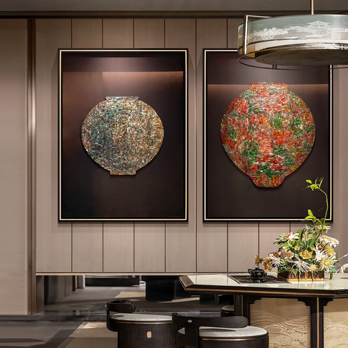 酒店餐厅新中式装饰画