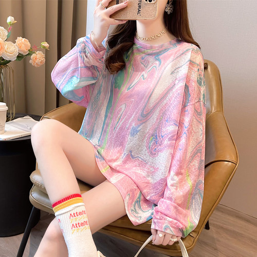 长袖t恤女防晒衣空调罩衫