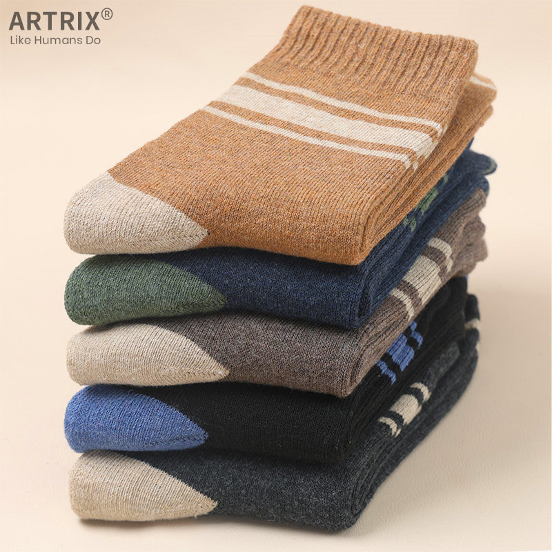 加厚！！条纹冬天袜子男秋冬季加绒彩色男士袜子学生秋冬加绒保暖,女士内衣/男士内衣/家居服,中筒袜,淘宝优惠券,粉丝福利购,淘宝优惠卷