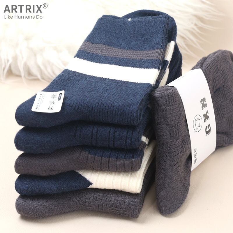 ARTRIX加厚保暖羊毛中筒袜