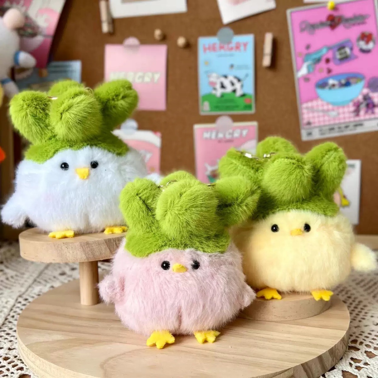 发声个性搞怪创意蒜鸟玩偶小公仔毛绒玩具菜鸟挂件钥匙扣男女生包