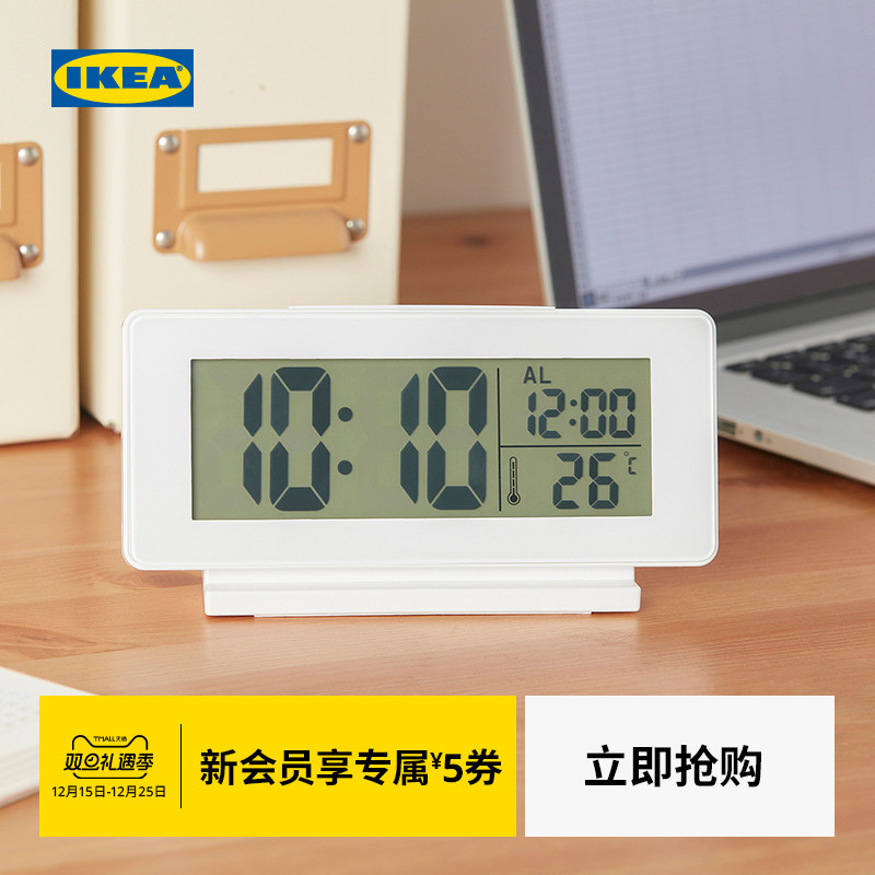 卧室电子数字钟温度计闹钟