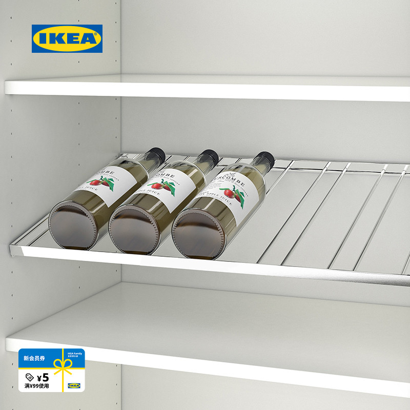 ikea宜家besta贝达酒架6瓶钢制贝达柜子酒柜内置架适用镀铬客厅