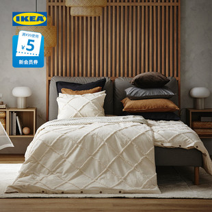 IKEA宜家SAGESUND赛格松床架卧室软包家用单人双人经济型出租房