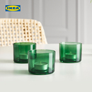 IKEA宜家BUSKBJORK布克比约考蜡烛台香薰玻璃杯蜡烛熏香家用