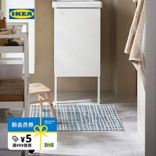IKEA宜家BARRSLOJA巴斯洛加浴室地垫防滑吸水脚垫家用卫生间