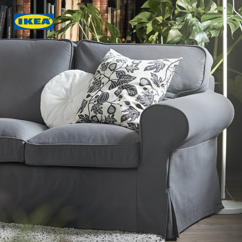 IKEA宜家EKTORP爱克托双人单人三人转角沙发套脚凳套扶手椅套备用