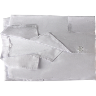 实验服工作服长袖白大褂防护服化学实验室学校教学用