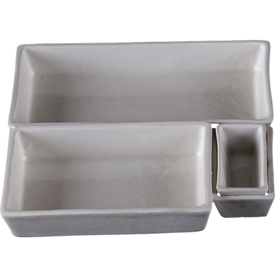 陶瓷方舟灰分皿船形燃烧舟45*22/50*28/60*30/80*40//90*60/120*60/77/88mm瓷舟刚玉方舟