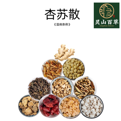 灵山百草杏苏散《温病条例》经典方剂原材料半夏茯苓前胡桔梗枳壳