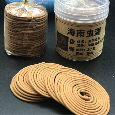 适用海南虫漏沉香盘香酒店家用卧室熏香室内持久香薰檀香 香a0305