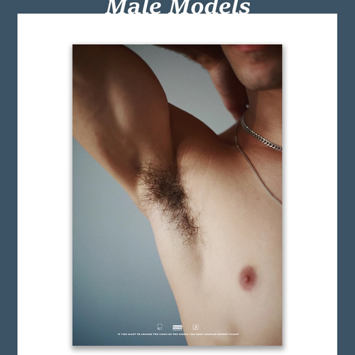 男体艺术海报/同志性感装饰画/伦敦男模FinnLewis/POSTERBOY