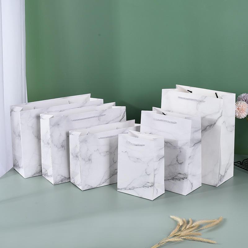 白卡纸袋定制空白礼品袋手拎包装袋礼物袋服装店手提袋小批量爆款