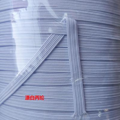 厂家现货高弹力扁橡筋带窄边袖套跑马走马松紧带江浙沪皖爆款