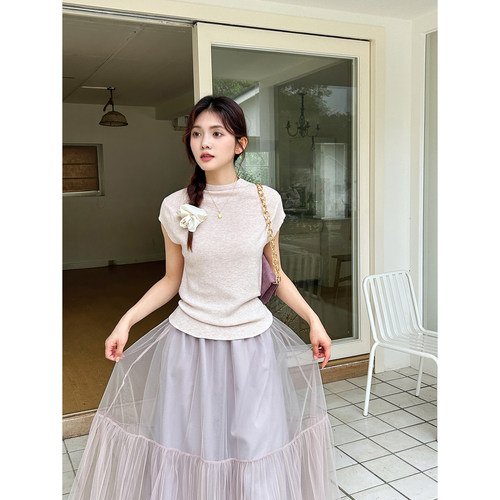 Suri2024新款夏季女针织背心