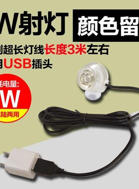 LED龙鱼灯专用鱼缸小夜灯鱼缸灯鱼缸潜水灯水族箱防水照明水草灯