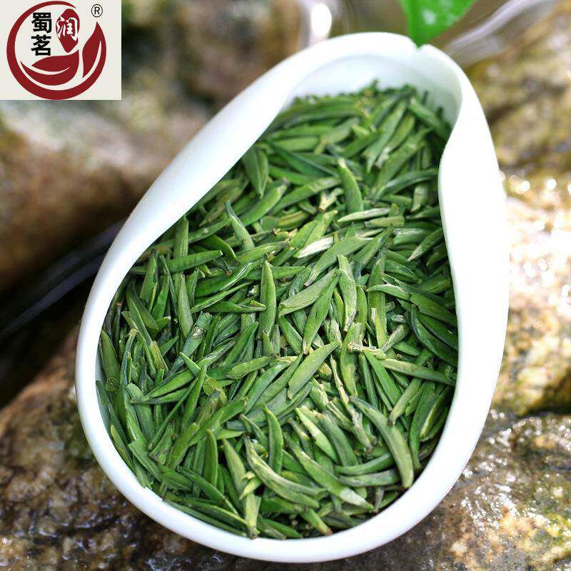 蜀茗eer润新2024茶茶四川雀舌竹叶炒绿茶散装明前绿茶竹叶青茶叶