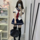水手服百褶裙JK制服套装 小芙樱 山川会社原创日系JK学院风秋季 女