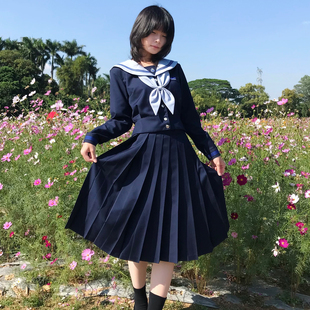 【凛冬】山川原创正版收腰jk水手服制服中间服套装日系学院风女