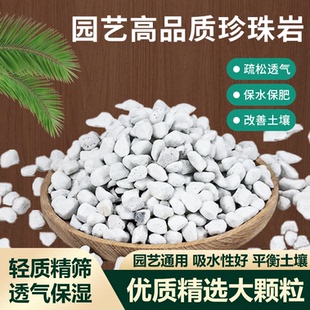 园艺珍珠岩养花专用珍珠岩泥炭土颗粒花卉肥保温透气防烂根营养土
