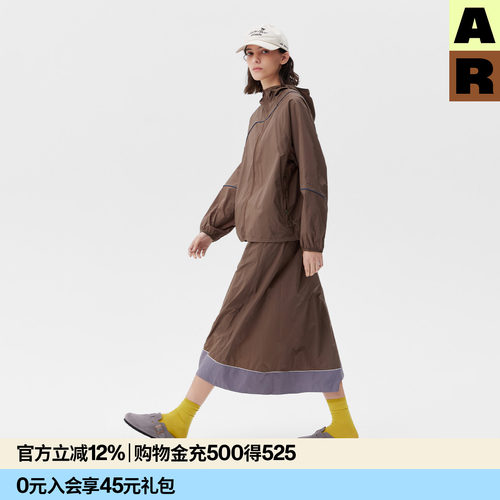 AR原纱防晒衣跃动线条夏网球运动轻量防晒衣户外夹克外套UPF50+女