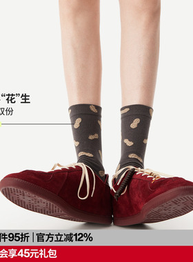 AR好事花生马年袜红色本命年袜子礼盒2026新款中筒袜冬送礼礼物女
