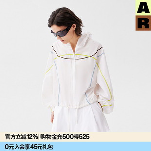 女 AlmondRocks网球运动轻量防晒衣户外外套UPF50 DouDou推荐